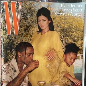 W magazine with Kylie Jenner, Travis Scott, Stormi Webster